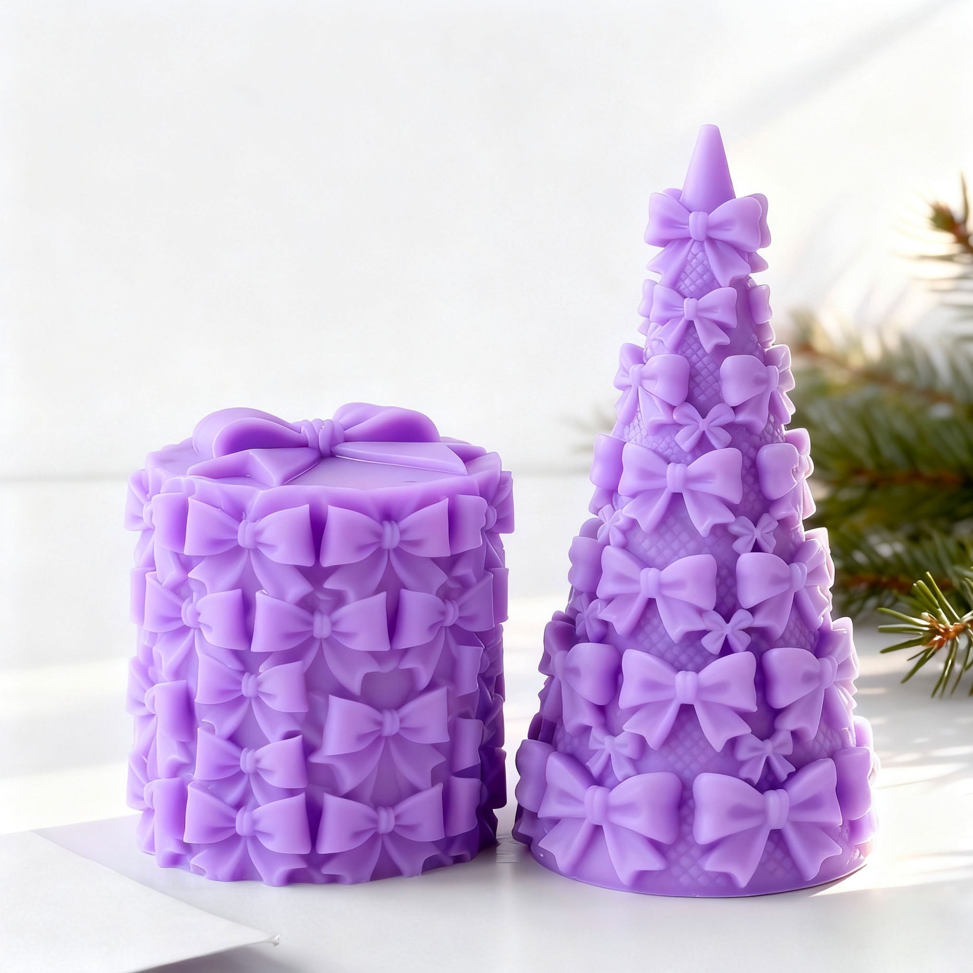 Candle Supplies Store - 3D Bow Tie Christmas Tree Gift