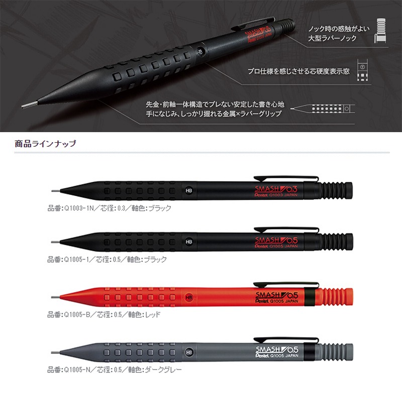 Pentel Japan Smash Limited Edi - огляд і ціна Pentel Pen Energel