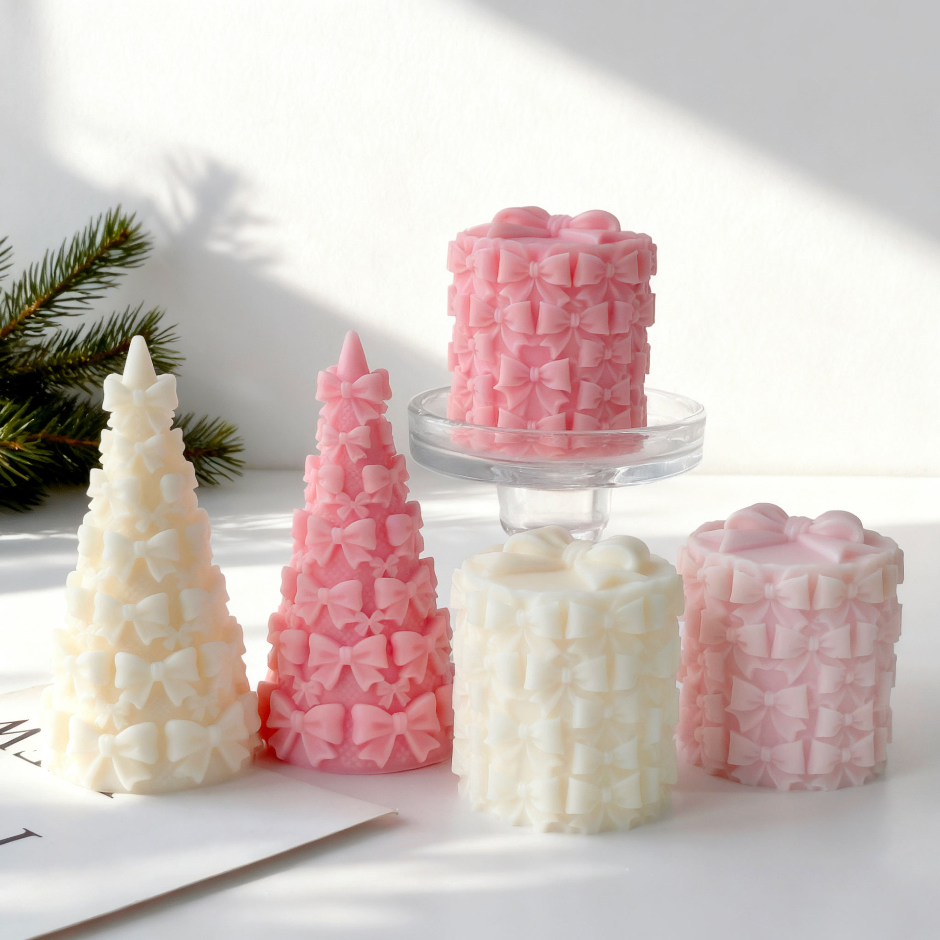 3D Bow Tie Christmas Tree Gift - огляд і ціна Candle Supplies Store