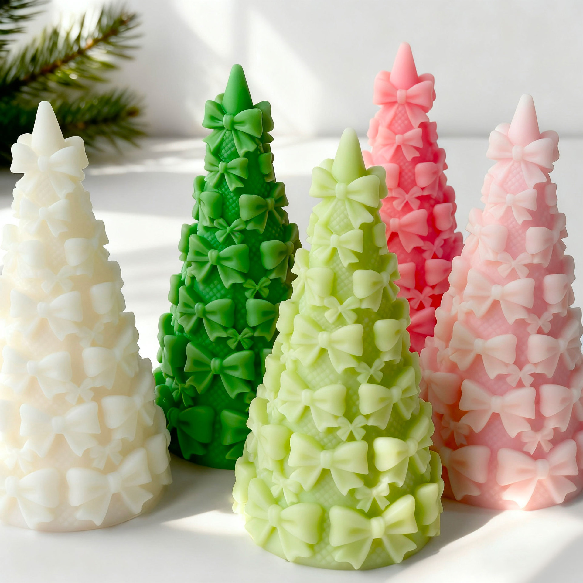 3D Bow Tie Christmas Tree Gift - огляд і ціна Candle Supplies Store