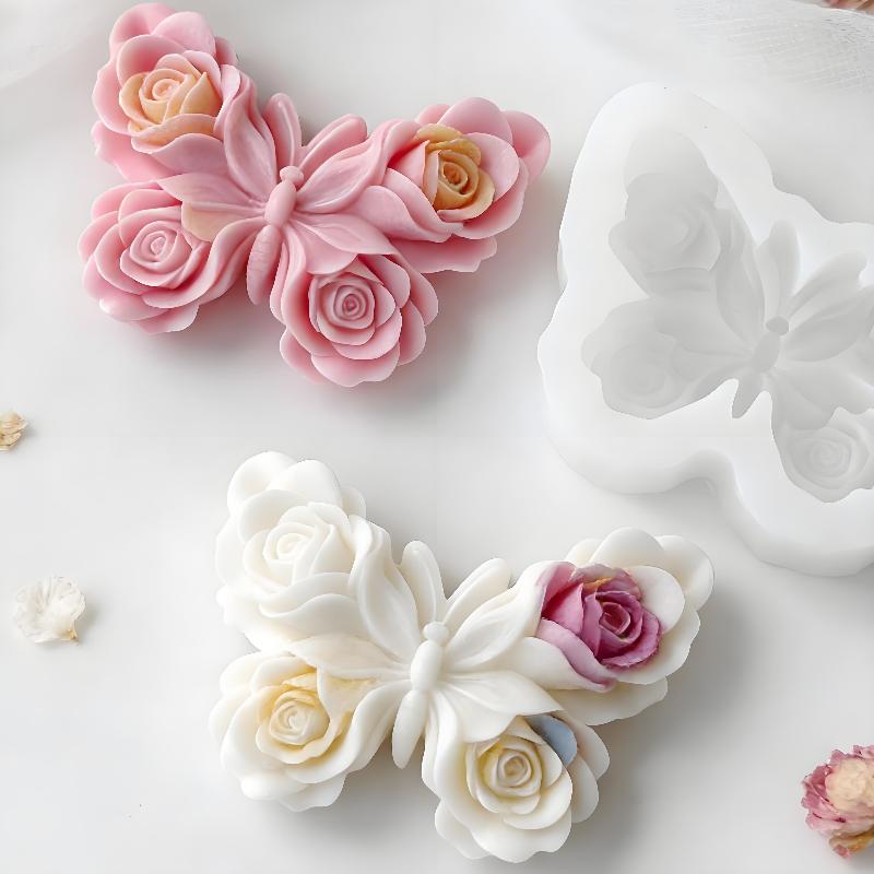 DIY Rose Butterfly Form Silico - огляд і ціна Candle Supplies Store